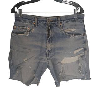 Distressed Denim Women's Shorts